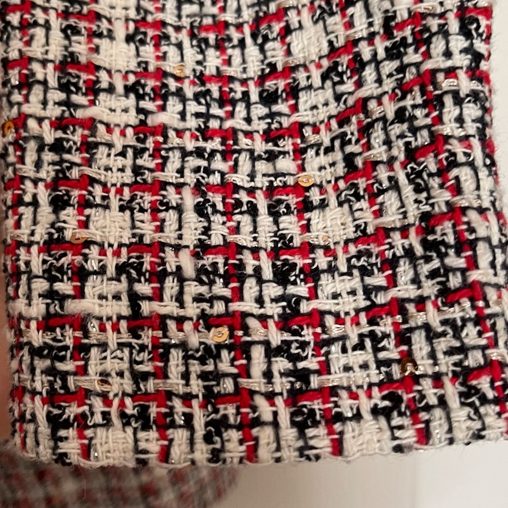 EUC Ronny Kobo Bea tweed blazer Dress S $498 - Picture 8 of 11